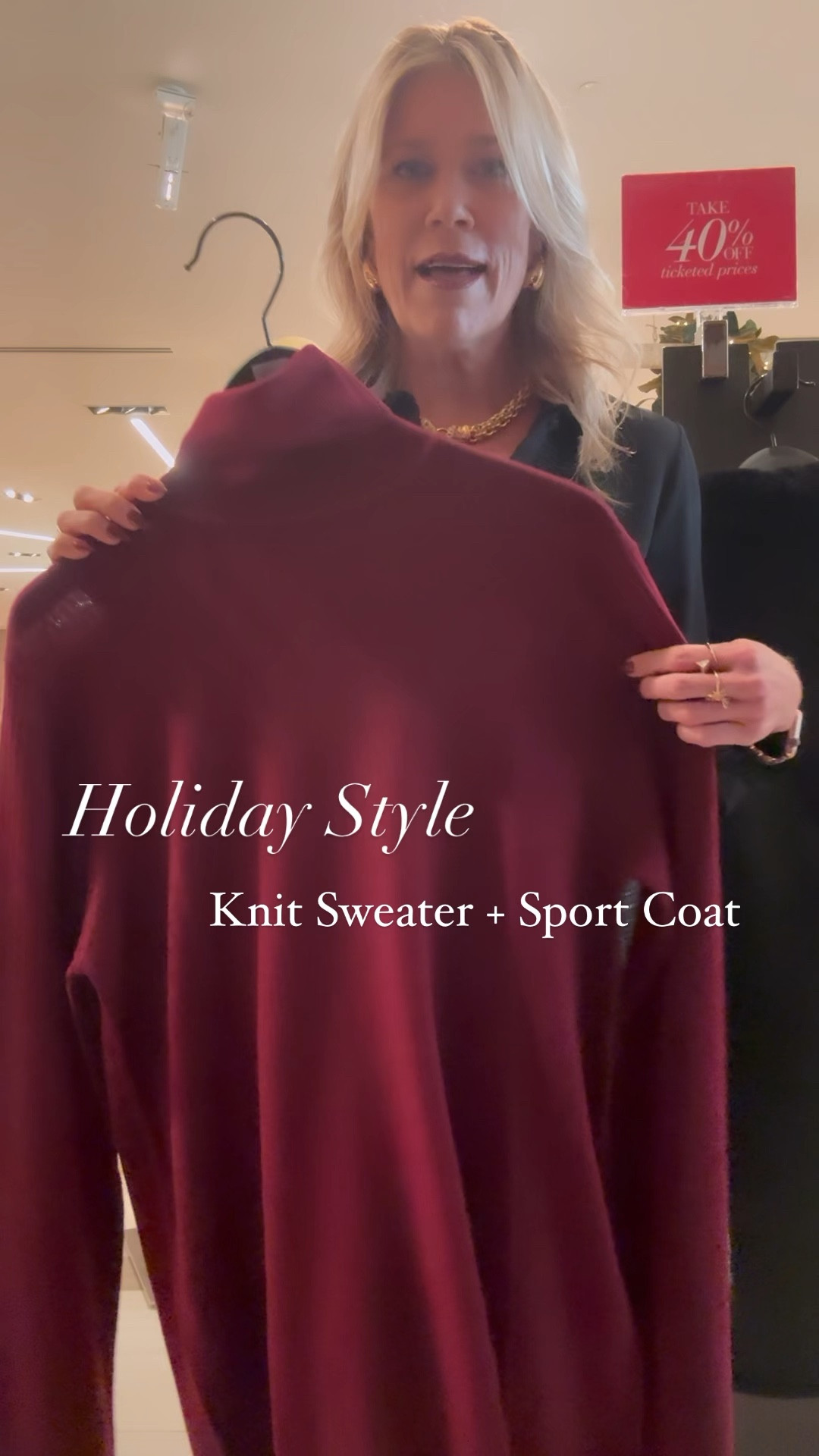 Step out in style wearing a thin knit sweater (we love jewel tones!) layered under a sport coat this season. Easy stylish outfit for the holidays paired with dark denim.

#LTKmens #LTKHoliday #LTKGiftGuide