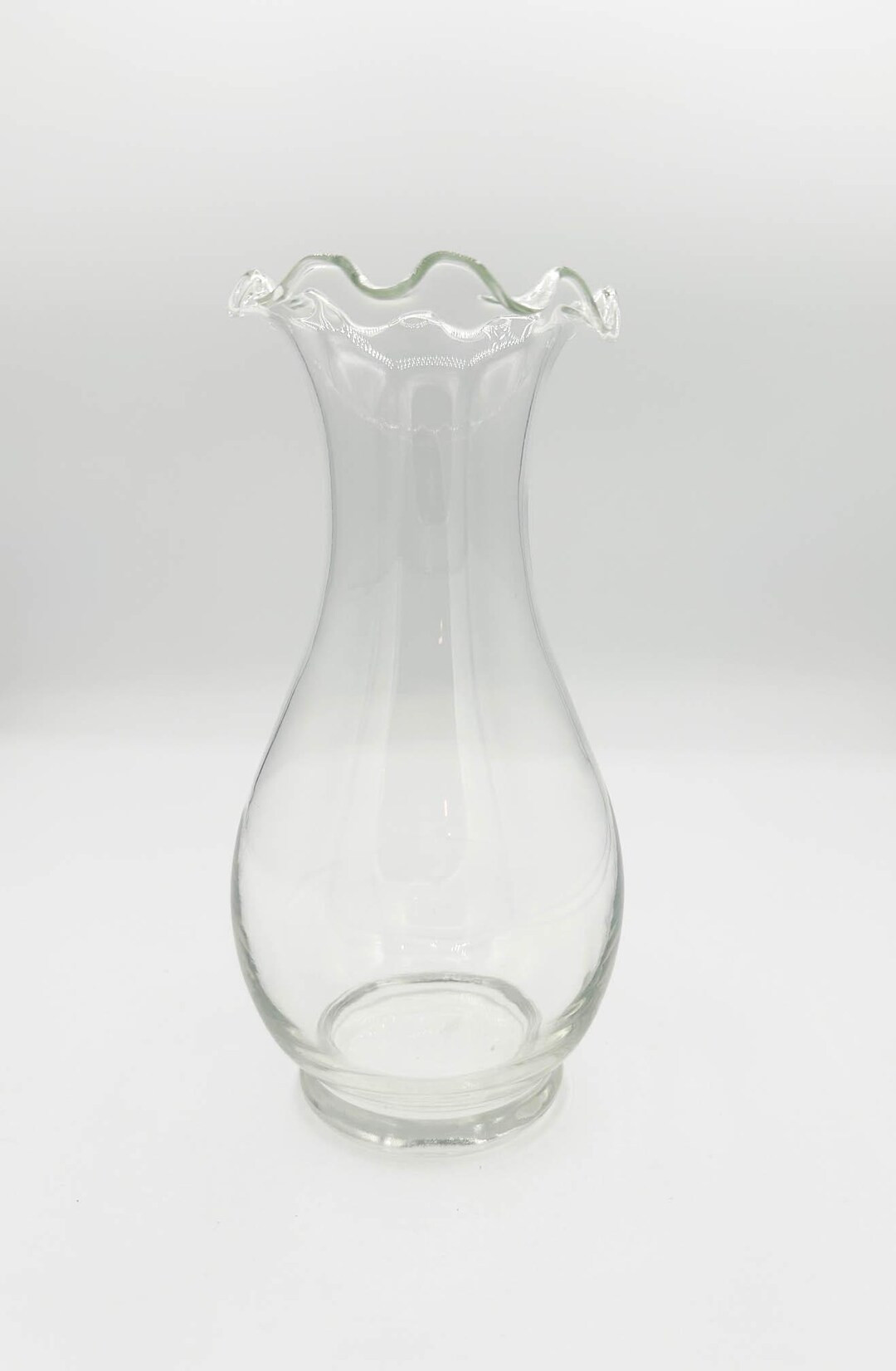 Vintage Anchor Hocking Vase With Ripple Rim, 8" - Etsy | Etsy (US)