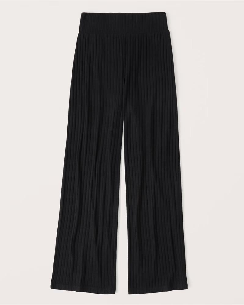 Cozy Wide Leg Pants | Abercrombie & Fitch (US)