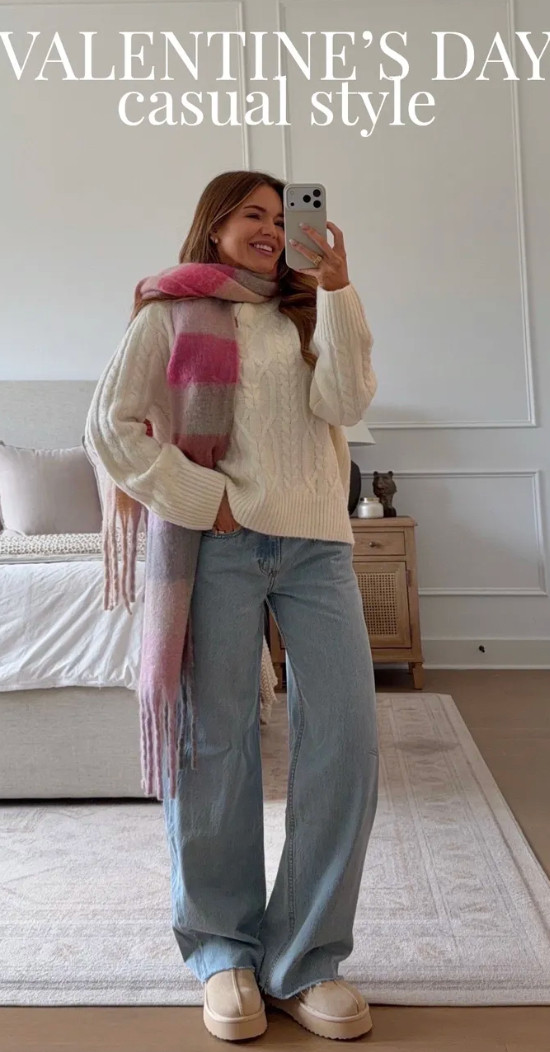 sweater: small // jeans: 24 regular (i’m 5’3) sale: $25 off $125!

valentine’s day, vday looks, casual style, date night look, everyday look, michele jaliene 

 #LTKValentine #LTKootd