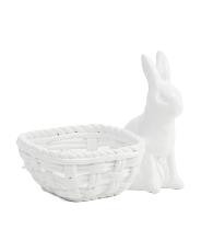Ceramic Figural Bunny Basket | TJ Maxx