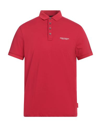 Armani Exchange Man Polo shirt Red Size M Cotton | YOOX (US)