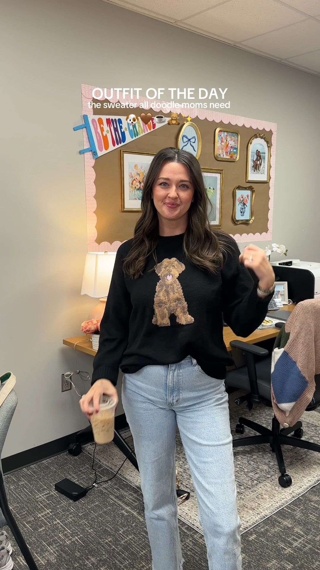 teacher outfit of the day! all my doodle moms need this!!! I sized up to a Large 