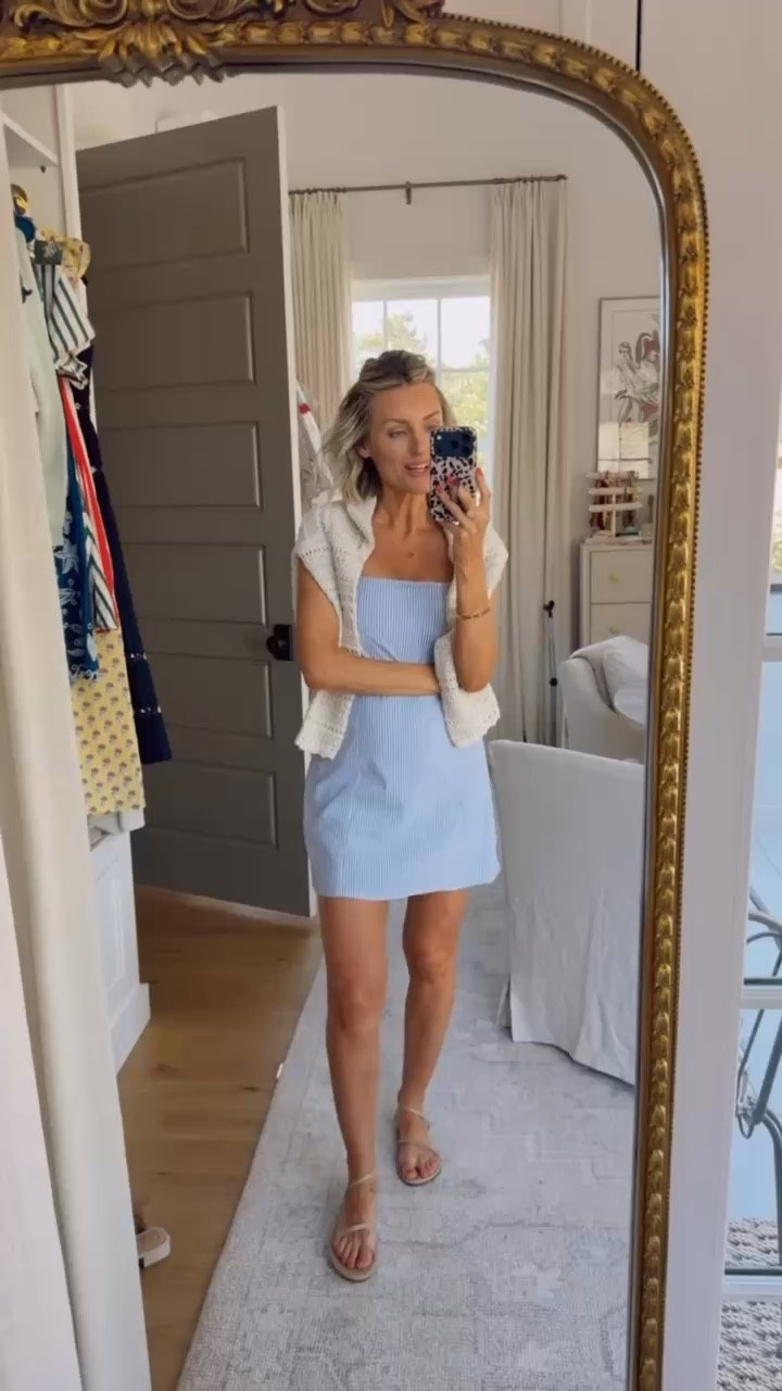 #AbercrombiePartner @abercrombie 
I love that this dress has built in shorts! It comes in several other colors/prints! Wearing S.

Loverly Grey, Abercrombie, blue and white striped mini dress, spring dress, spring fashion, spring outfit ideas 

#LTKSeasonal #LTKootd