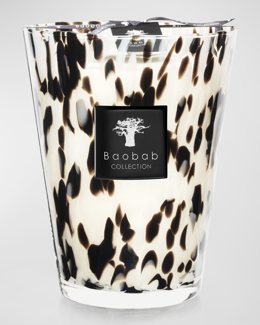 Baobab Collection Black Pearls Scented Candle, 9.4" | Neiman Marcus