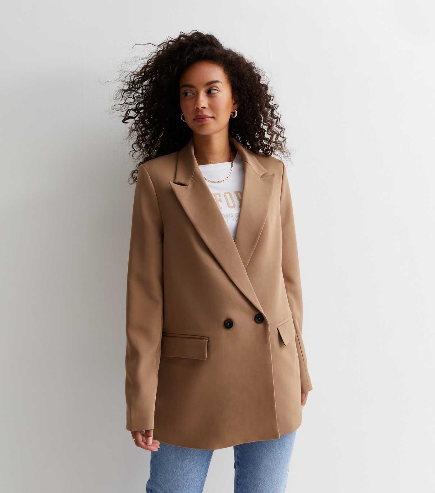 Tall Camel Oversized Blazer | New Look | New Look (UK)