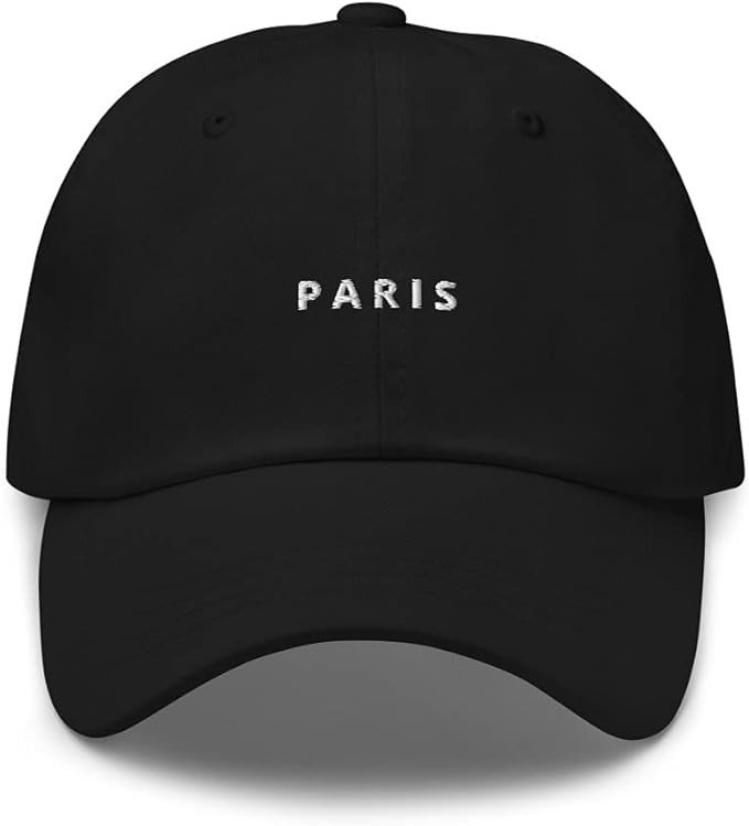Paris Embroidered Baseball Hat Cotton Adjustable Dad Hat, World Traveler, Paris Trip, Paris Vacat... | Amazon (US)