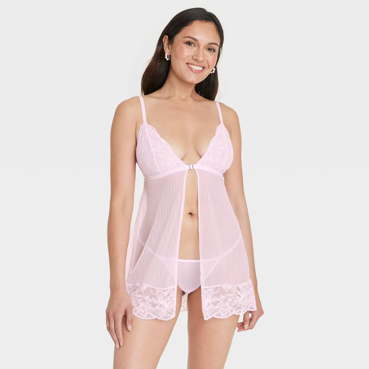 Women's Flyaway Babydoll - Auden™ Enlightened Pink | Target