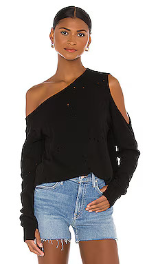 One Shoulder Pullover in Winter | Revolve Clothing (Global)