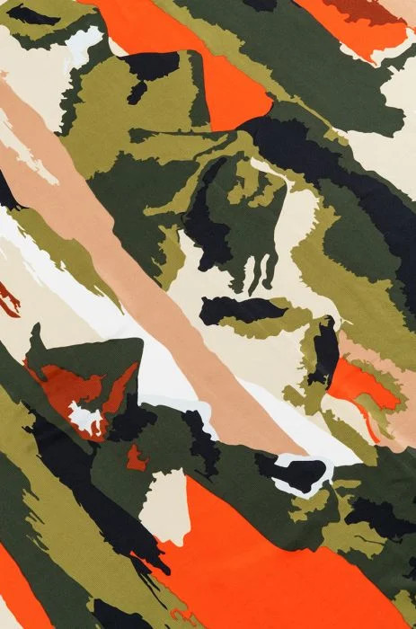 BASEL SATIN SCARF in multi | AKIRA