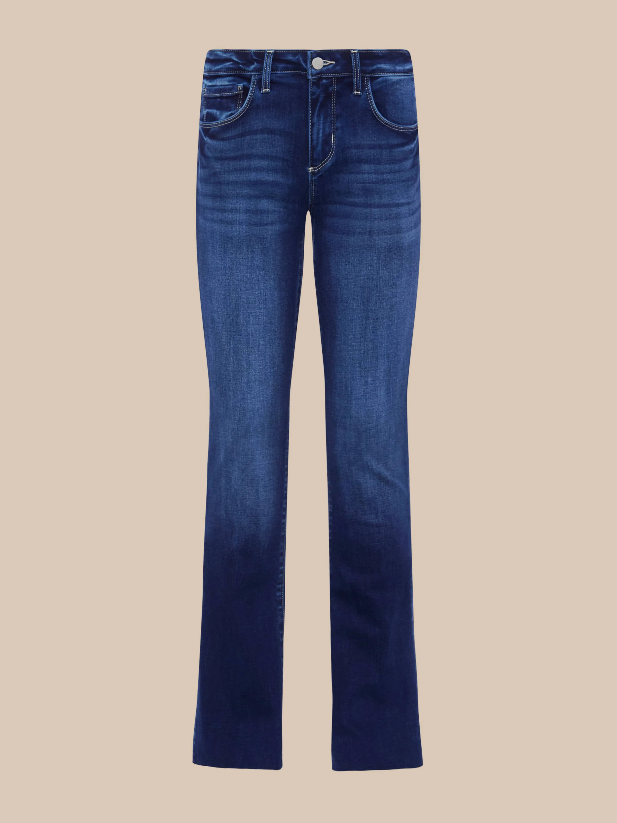 L'AGENCE Sneeki Low-Rise Straight-Leg Jean | L'Agence
