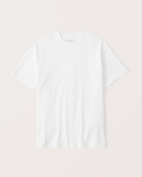 Oversized Boyfriend Essential Tee | Abercrombie & Fitch (US)