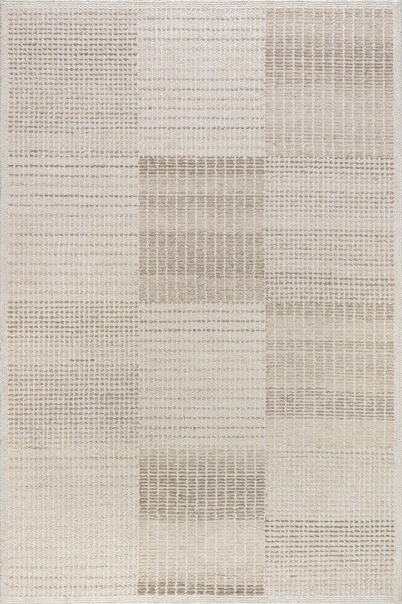 Montecito Tiled Wool Rug | Ivory | Rugs USA