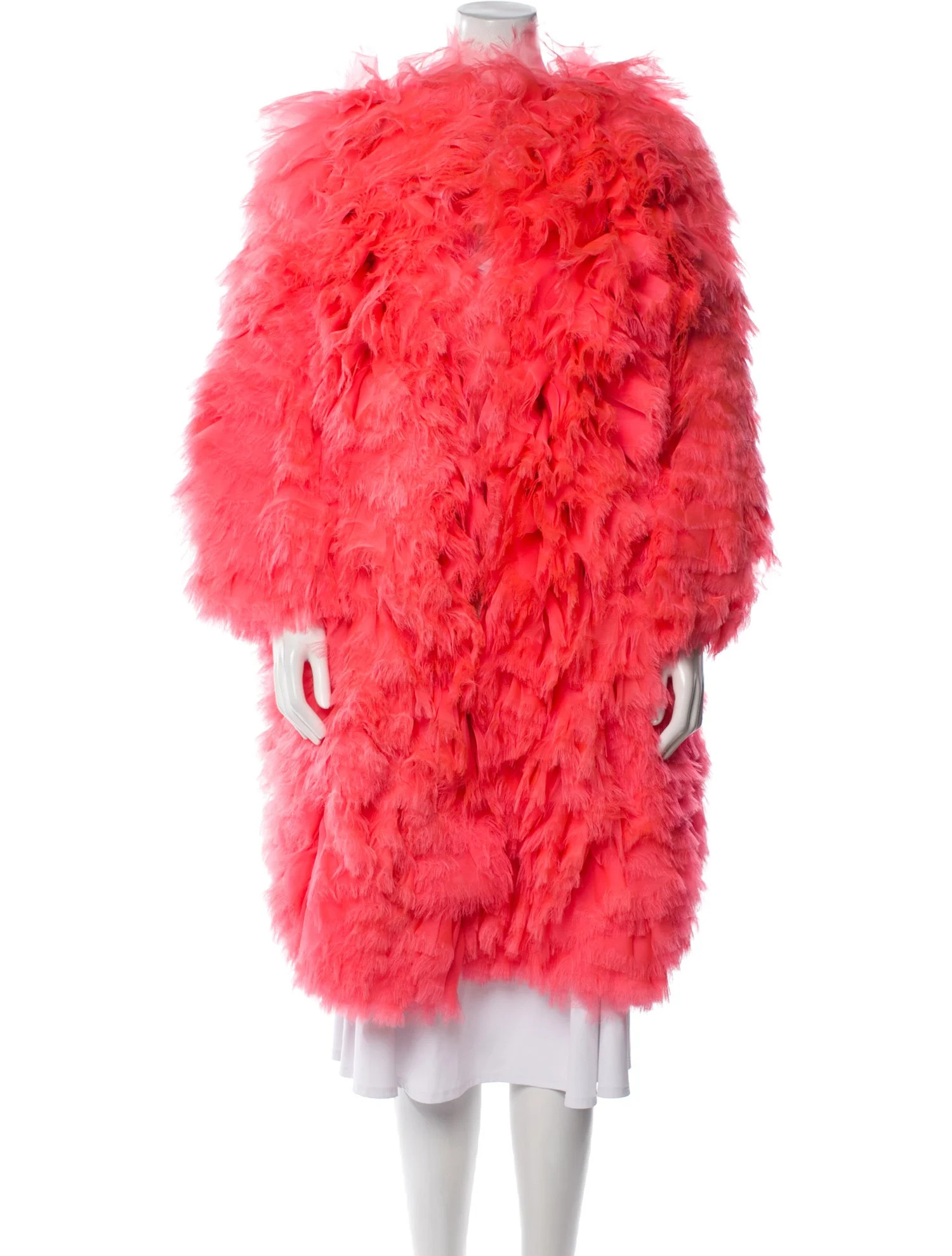 Gucci 2017 Silk Faux Fur Coat w/ Tags - Pink Coats, Clothing - GUC1921551 | The RealReal | The RealReal