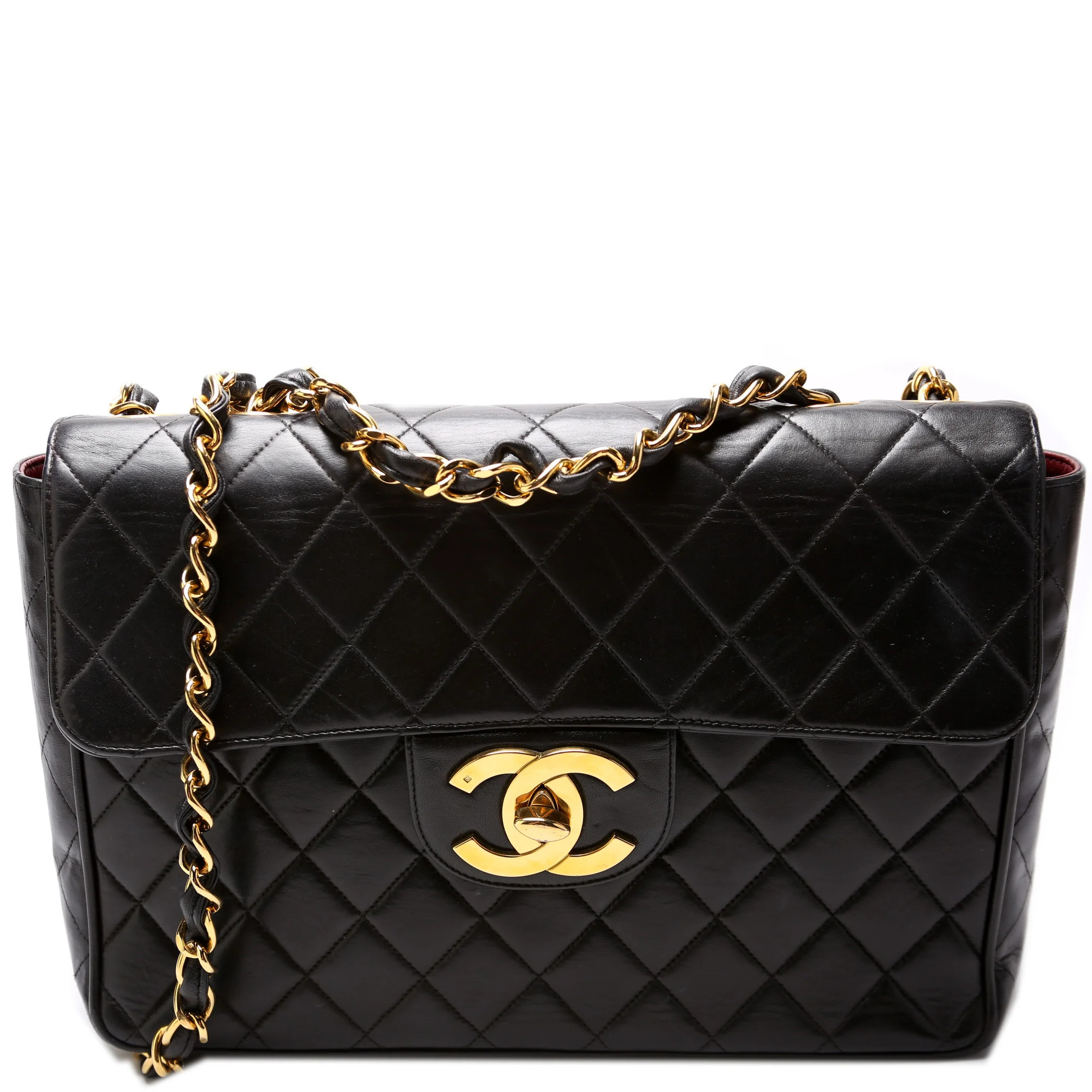 Classic Flap XL Jumbo Lambskin | Keeks Designer Handbags