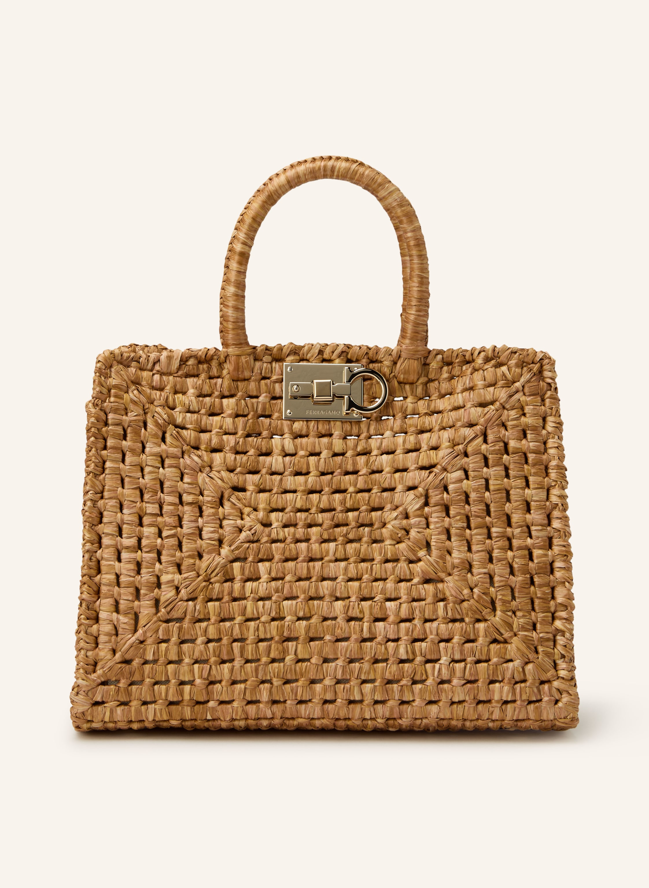 FERRAGAMO Handtasche mit Pouch in hellbraun | Breuninger (DACH)