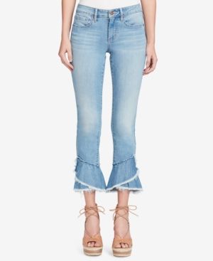 Jessica Simpson Forever Ruffled-Hem Skinny Jeans | Macys (US)
