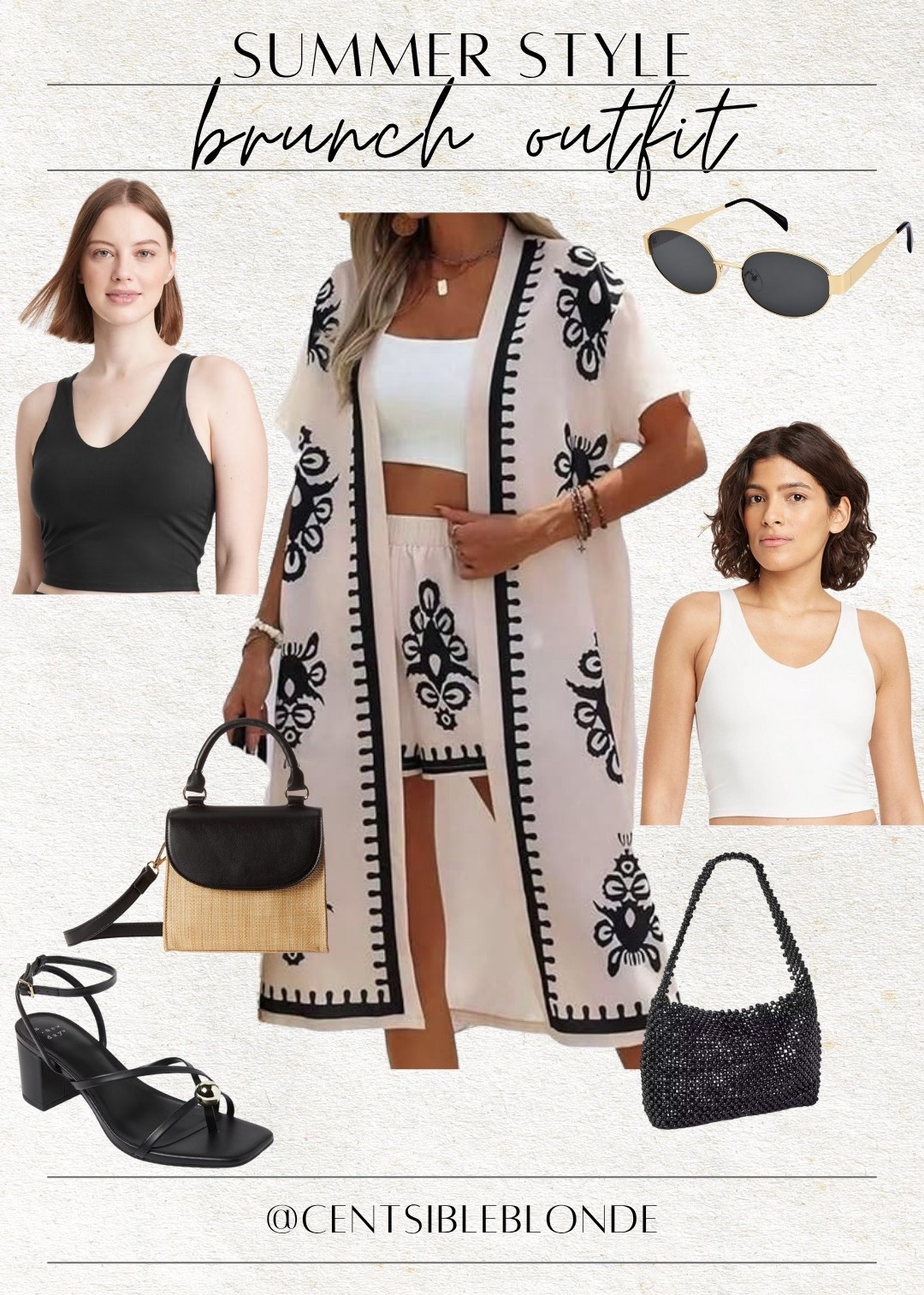 Beach vacation, brunch outfit, summer outfit, summer style, black heels, black sandals, strappy sandals, longline bra, sports bra, sunglasses, black handbag, matching set

#LTKTravel #LTKFindsUnder50 #LTKShoeCrush