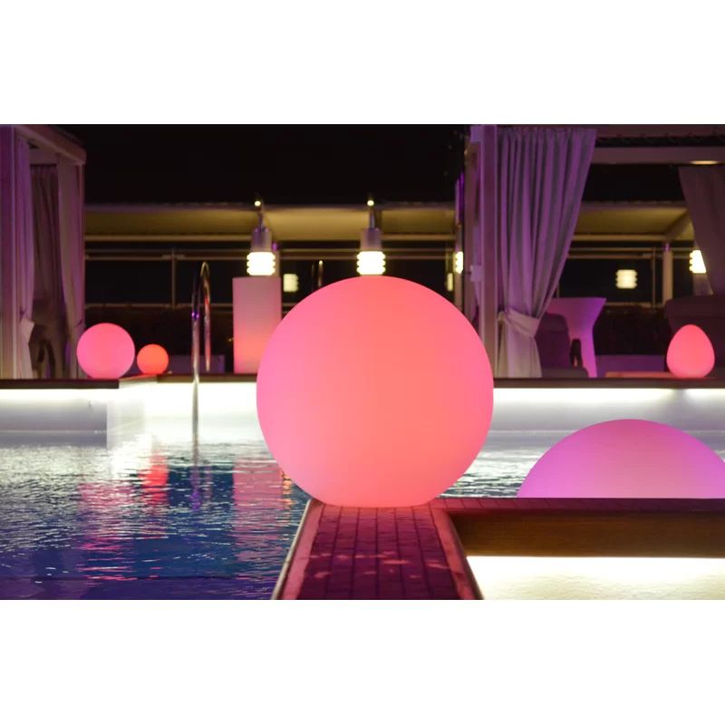 Ballia Battery Powered Integrated LED Color Changing Outdoor Floating Light | Wayfair North America