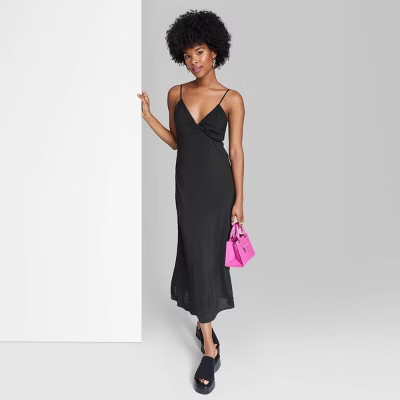 Women's Tie-Back Midi Dress - Wild Fable™ | Target