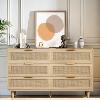 Ayanna 6 Drawer 51.18" Wide Dresser | Wayfair Professional