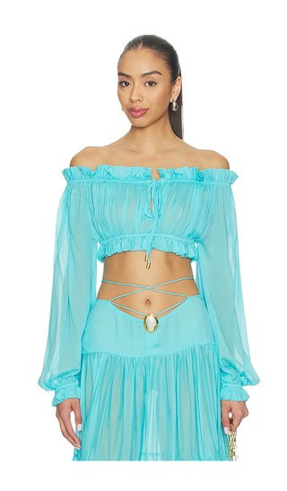 Cin Cin Ipanema Top in Blue. - size XL | Revolve Clothing (Global)