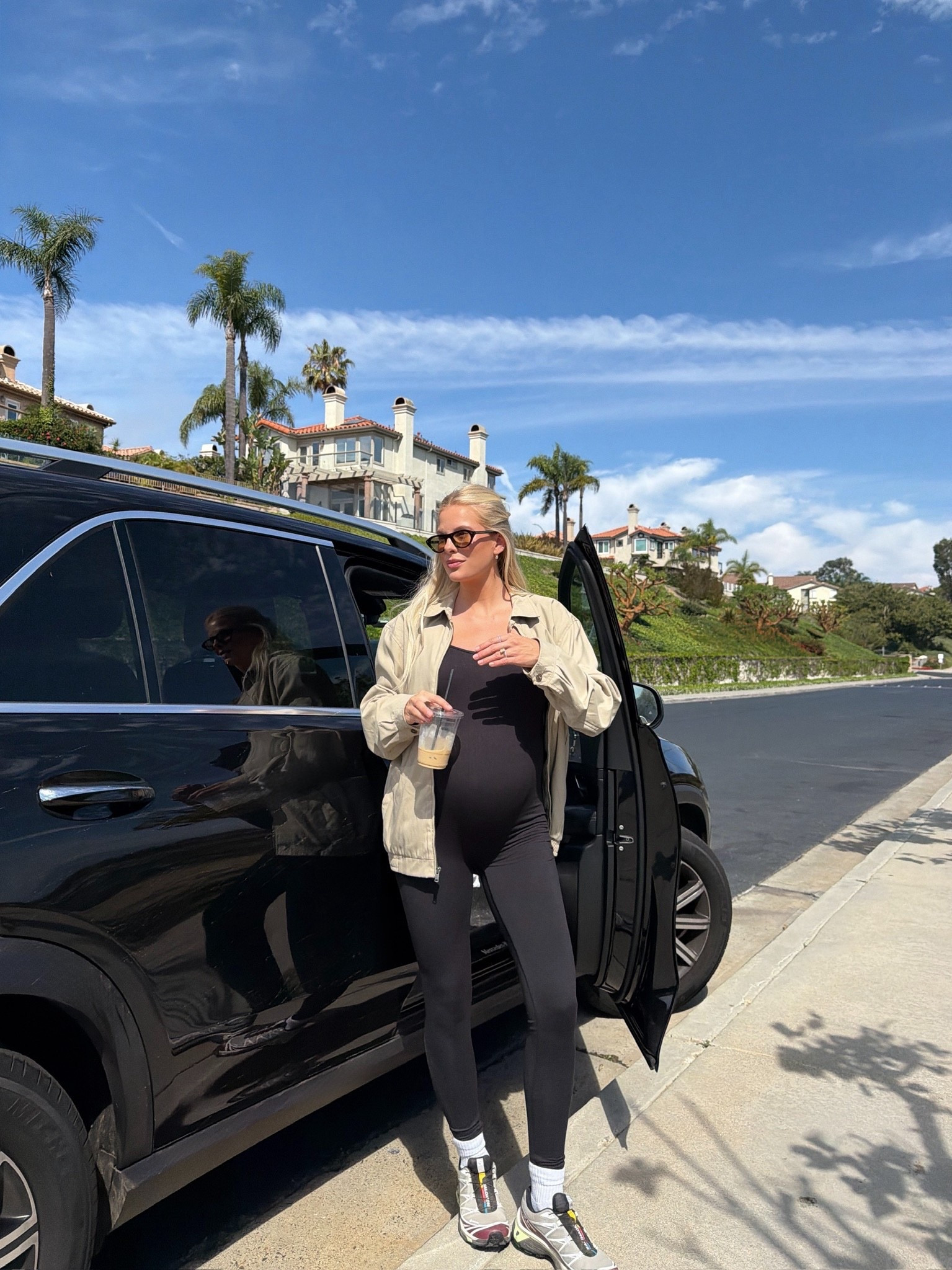 Wearing a small in onesie, medium in jacket (technically men’s), shoes are tts! Use code “KPGS20!” for discount on pointer finger ring! #kathleenpost

Farmers market outfit, errands outfit, spring transition, bump friendly look, maternity look

#LTKBump #LTKootd #LTKSeasonal