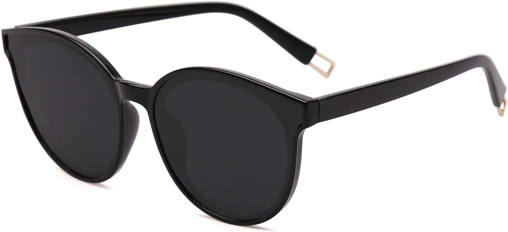 SOJOS Fashion Round Sunglasses for Women Men Oversized Vintage Shades | Amazon (US)