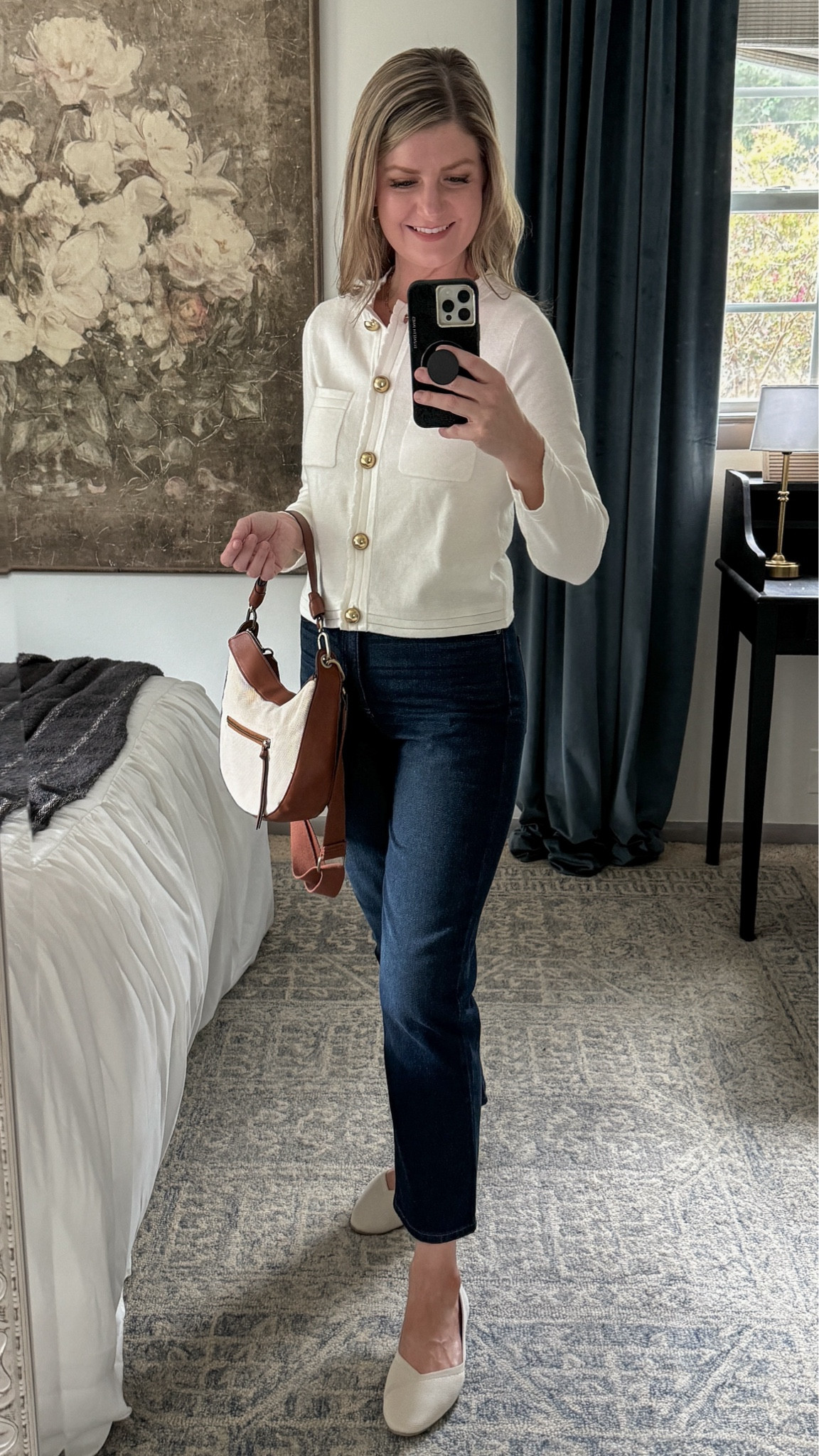 This cropped cardigan says “old money” but it was only $26 from @walmartfashion (size up if you’re on the busty side). #walmartpartner #walmartfashion





#LTKFindsUnder50 #LTKMidsize #LTKStyleTip