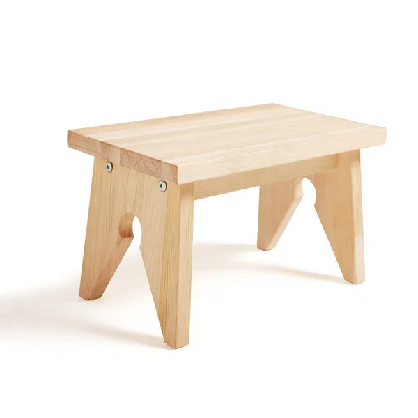 Wooden Step Stool For Kids, Bathroom Potty Stool & Kitchen Stool, Kids Stool With Safety Non-Slip... | Wayfair North America