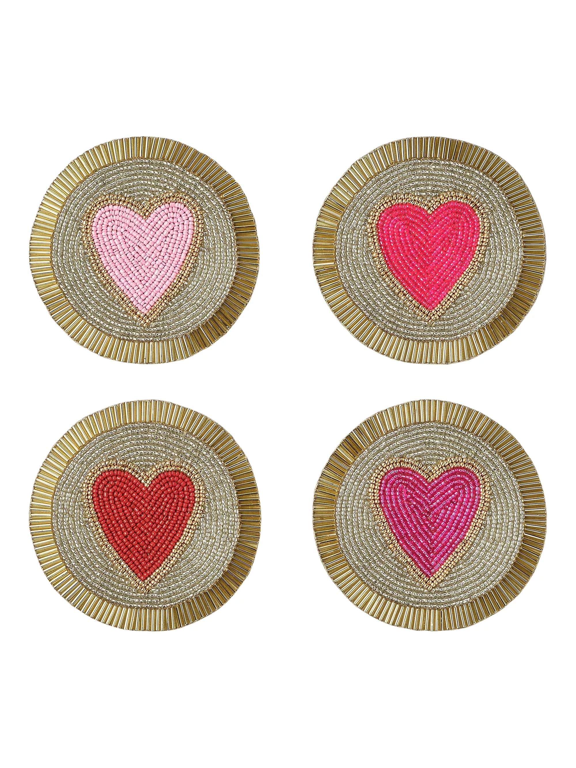 4-Piece Heart Coasters Set | Saks Fifth Avenue