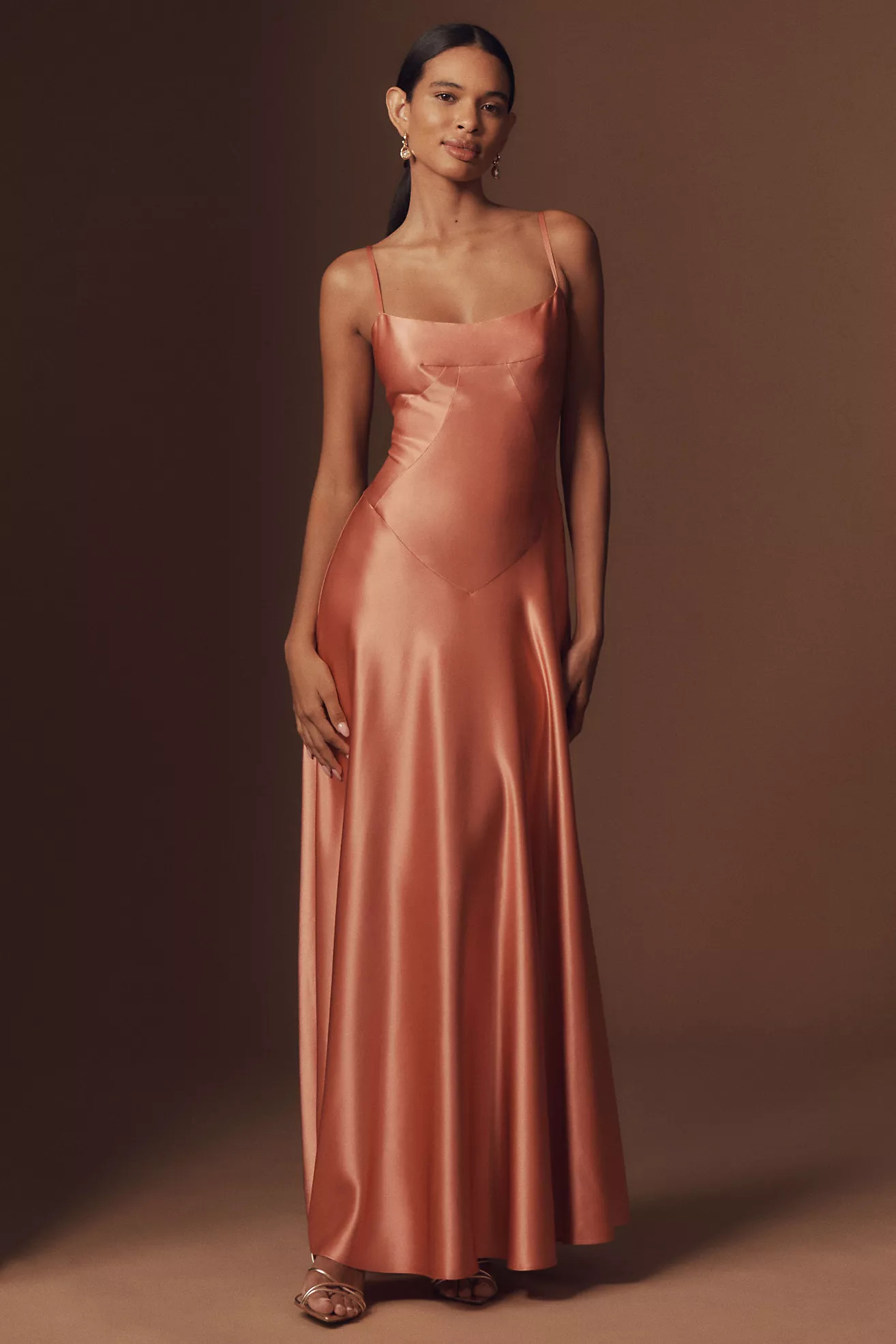 Mare Mare Emmy Satin Corset Maxi Dress | Anthropologie (US)