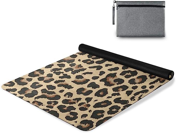 Cheetah Leopard Yoga Mat Cover, Non Slip Exercise Mat Cover Made from Premium Material High Perfo... | Amazon (US)