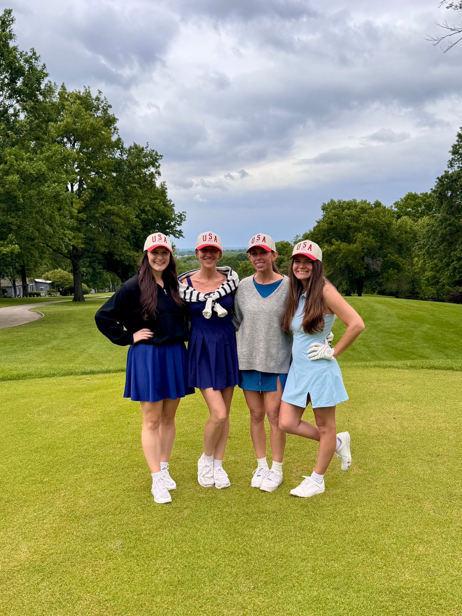 First Golf Tournament ⛳️ and who doesn’t love a matching moment?! ☺️ Team USA 🇺🇸 

#LTKActive #LTKStyleTip #LTKSummerEdit