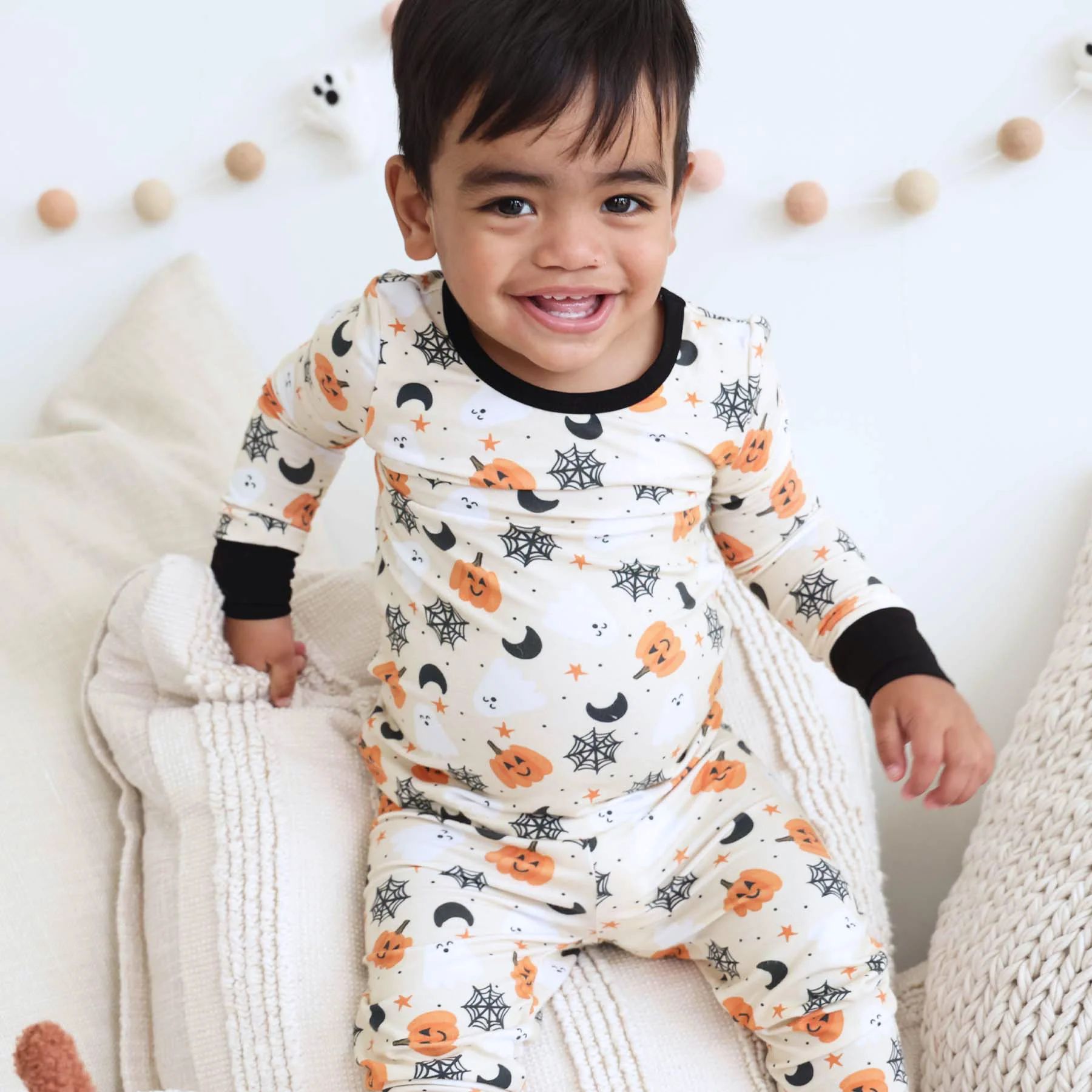 Spooky Boo Two Piece Pajama Set* | Caden Lane
