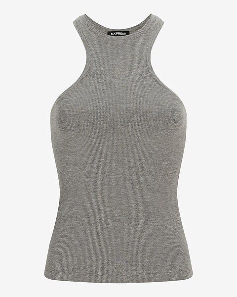 Supersoft Fitted Ribbed High Neck Tank | Express