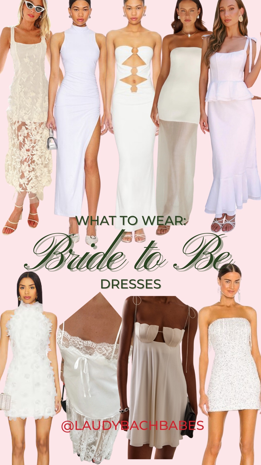 The Ultimate White bridal looks! The perfect Bachelorette outfit inspo 🤍

#LTKWedding #LTKSeasonal #LTKootd