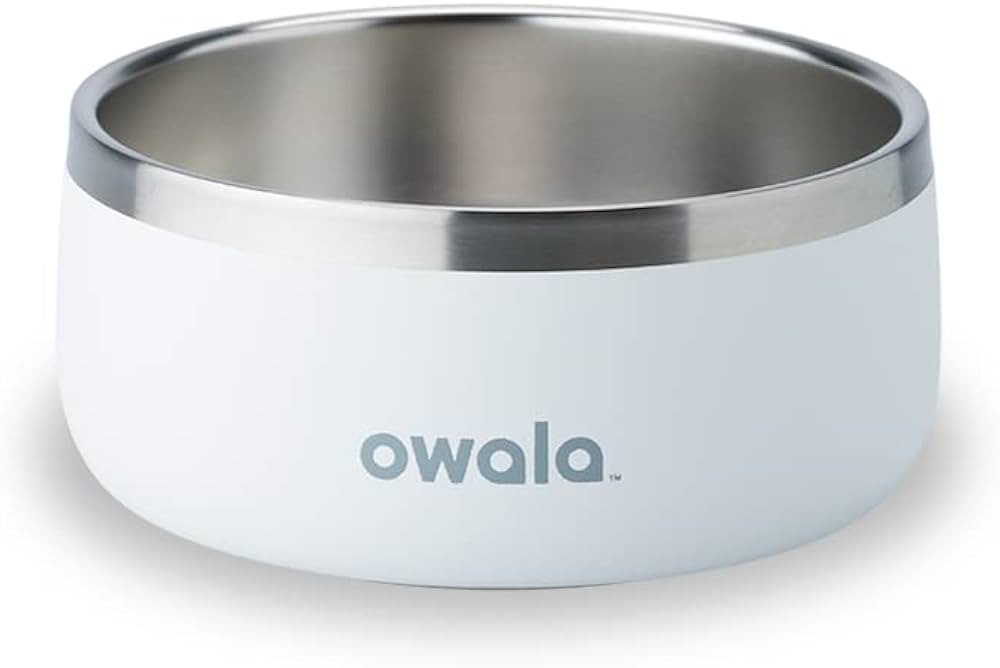 Owala Pet Bowl - Durable Stainless Steel, Food and Water Bowl for Dogs, Cats, and All Pets, Non-S... | Amazon (US)