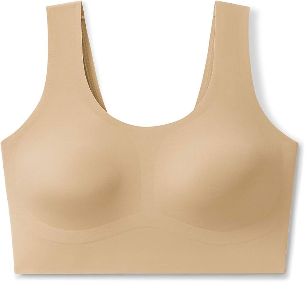 True & Co Womens Body Scoop Neck Bra, Desert, M 34C-D 36A-B US at Amazon Women’s Clothing store | Amazon (US)
