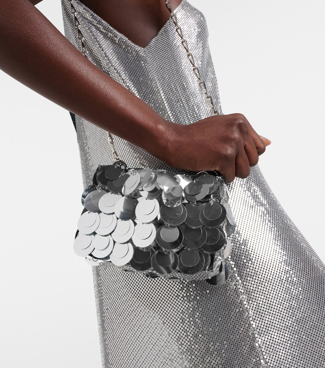 Sparkle Nano sequined shoulder bag | Mytheresa (US/CA)