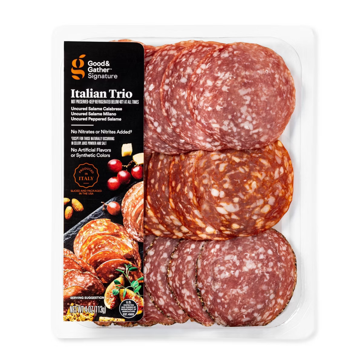 Signature Italian Uncured Salami Trio - 4oz - Good & Gather™ | Target