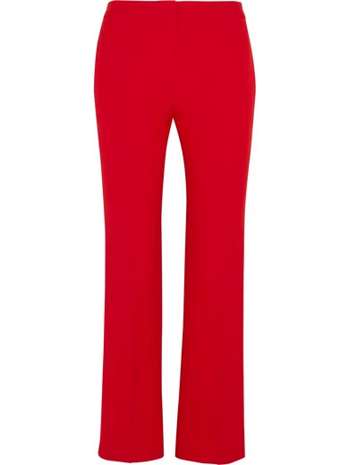 Alexander McQueen - Wool-blend Slim-leg Pants - Red | NET-A-PORTER (US)