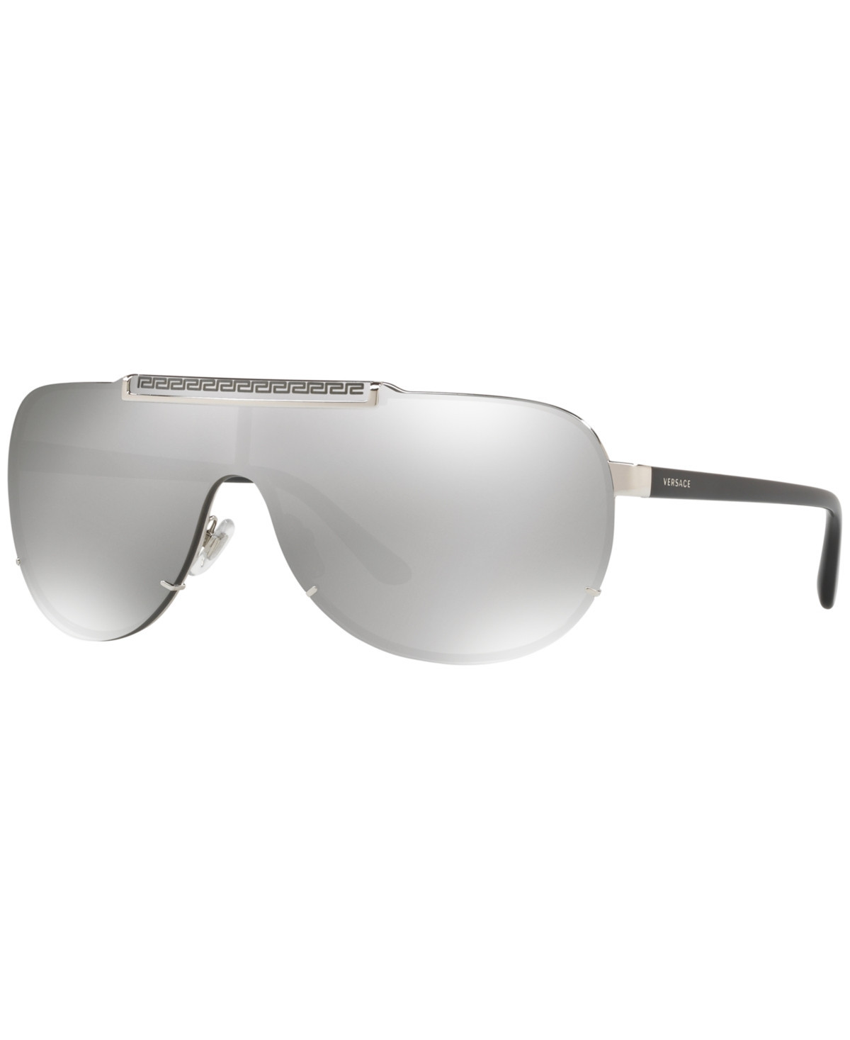Versace Sunglasses, VE2140 - SILVER / GREY SILVER MIRROR | Macy's