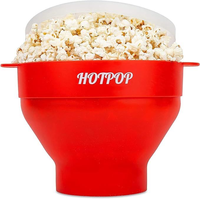 The Original Hotpop Silicone Microwave Popcorn Popper, Microwave Popcorn Bowl, Silicone Popcorn P... | Amazon (US)