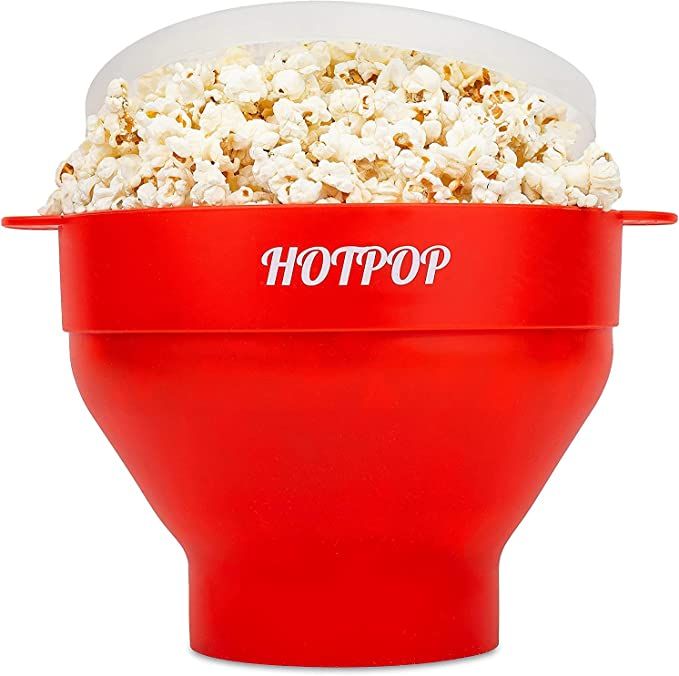 The Original Hotpop Silicone Microwave Popcorn Popper, Microwave Popcorn Bowl, Silicone Popcorn P... | Amazon (US)