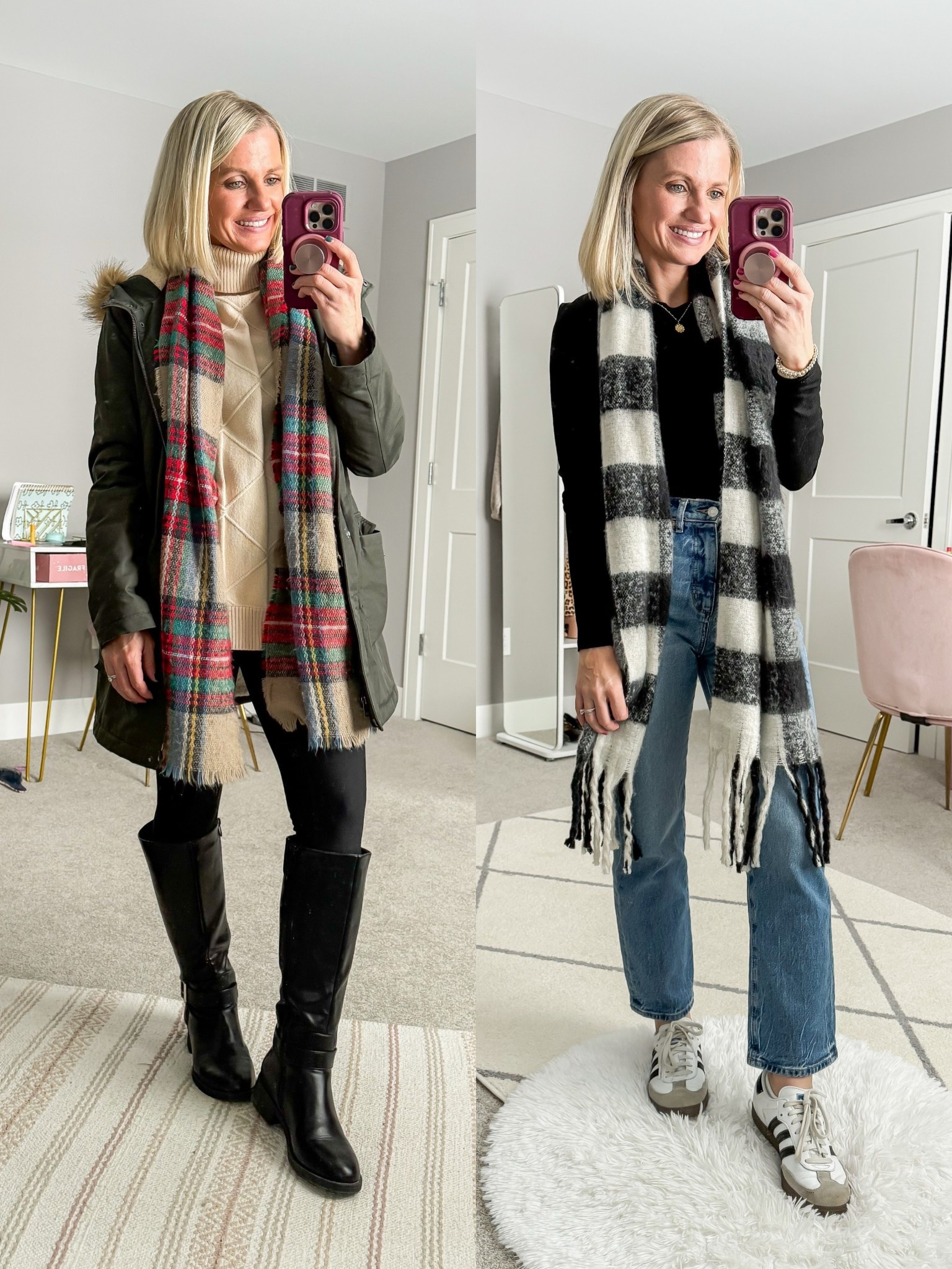 Winter outfits with scarves! 🧣 


#LTKSeasonal #LTKOver40 #LTKPetite