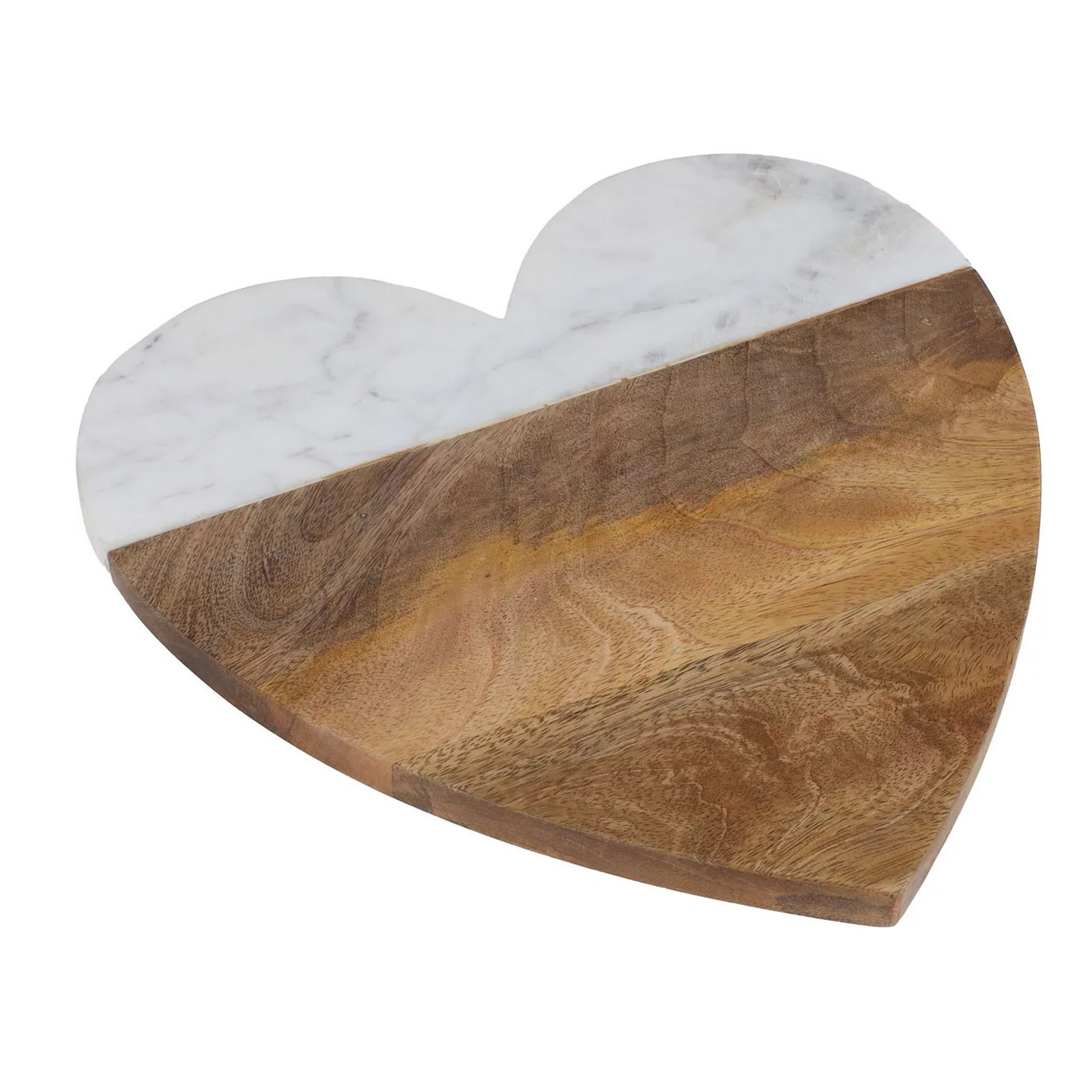 Celebrate Together™ Valentine's Day Heart Marble & Wood Serving Board, White | Kohl's