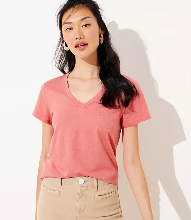 Everyday V-Neck Tee | LOFT