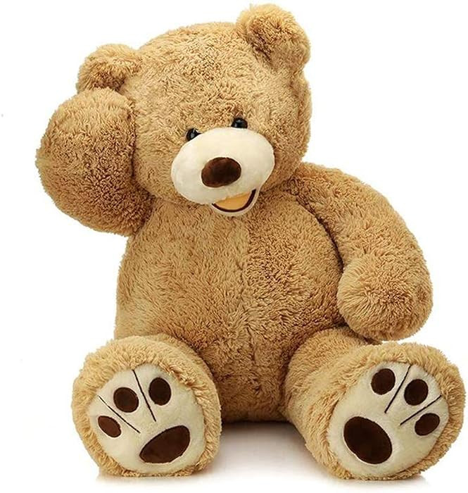 MorisMos Smiling Giant Teddy Bear, 39inch Big Stuffed Animal Bears with Large Footprints Plush, G... | Amazon (US)