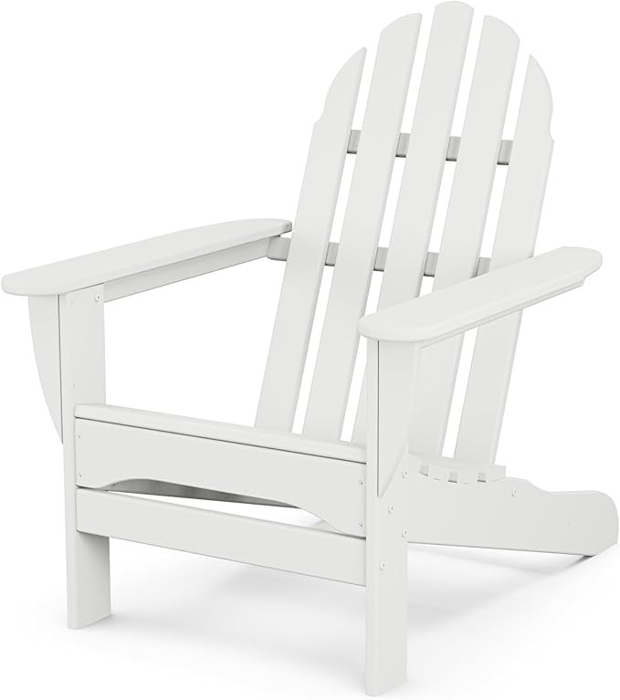 POLYWOOD AD4030WH Classic Outdoor Adirondack Chair, White | Amazon (US)